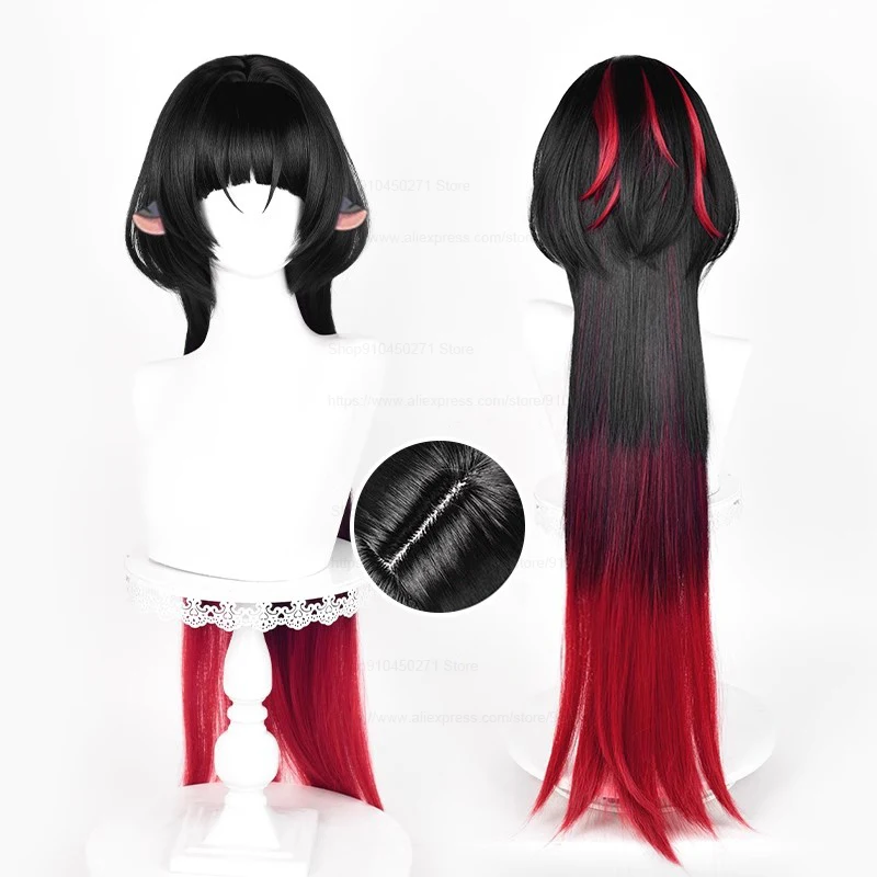 Парик для косплея Джейн Доу из аниме Хэллоуин термостойкий длинный