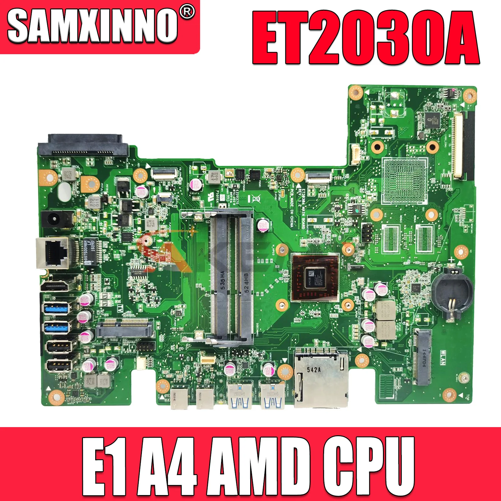 

ET2030A E1-6010 A4-6210 CPU Mainboard For ASUS ET2030A Motherboard 100% Tested Working Well Free Shipping