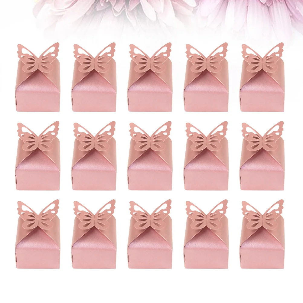 

50pcs Paper Candy Box Wedding Gift Box Candy Gift Boxes Wedding Treat Box