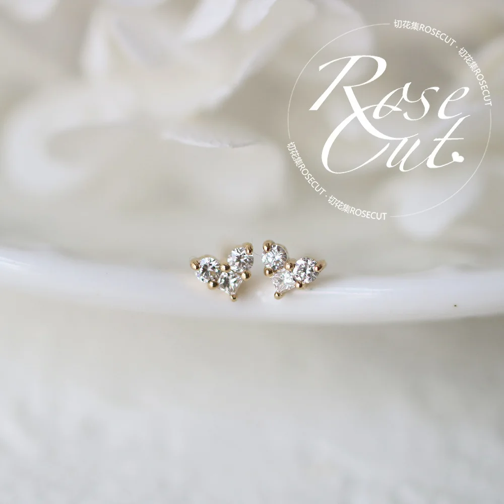 

Маленькие серьги из серебра 925 пробы с покрытием из 14-каратного золота