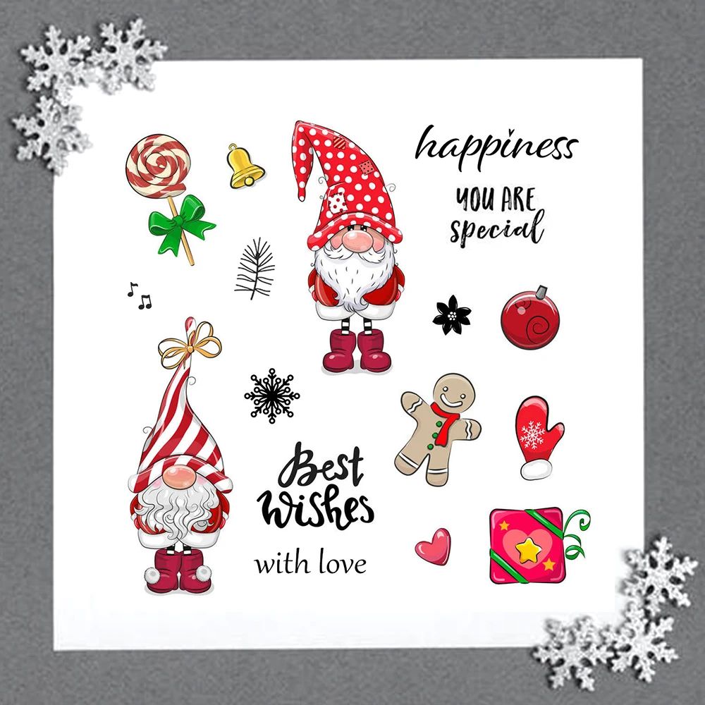 Рождественская елка/Девочка/Милая свинка прозрачные штампы и пресс-формы для DIY