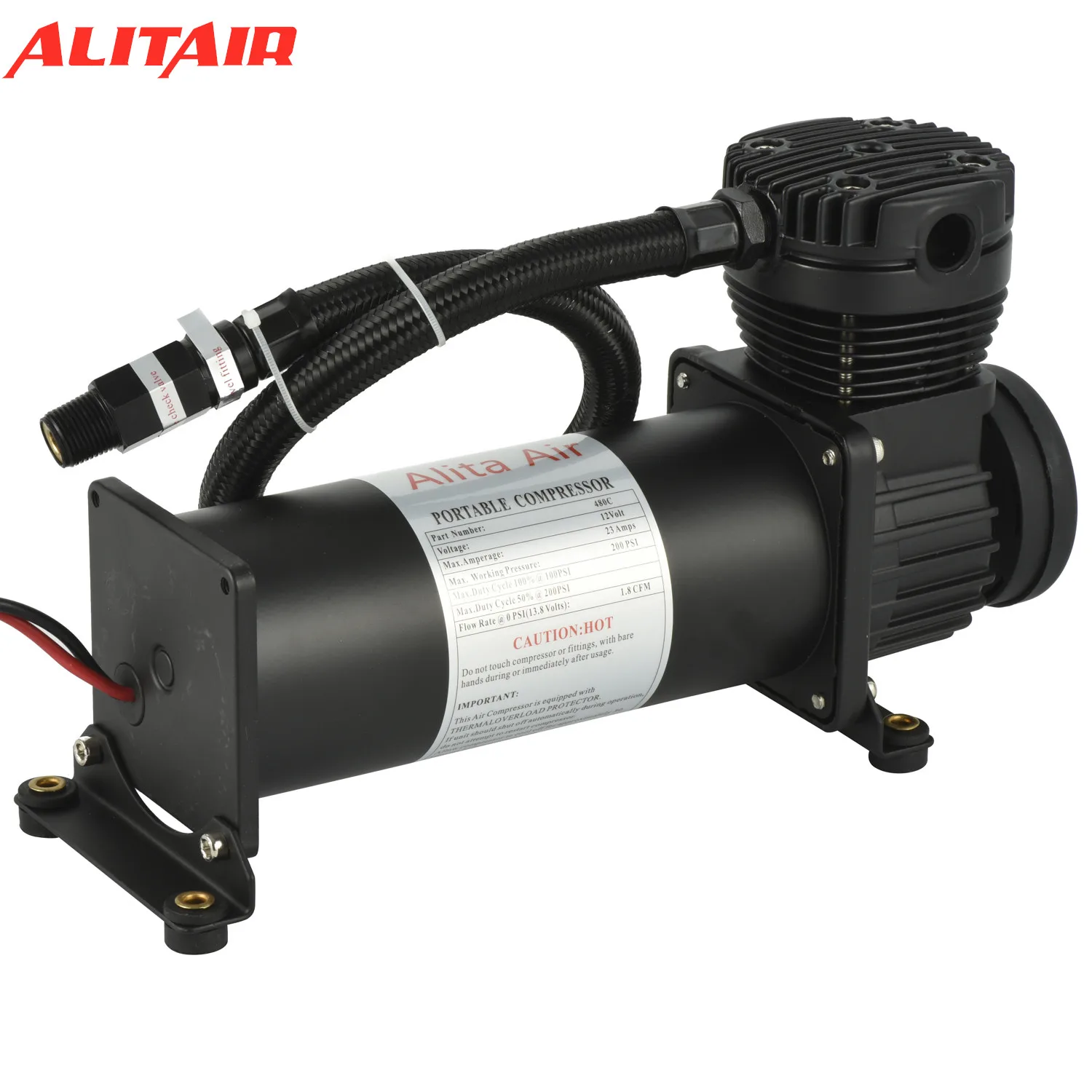 

Air Ride Suspension Train Horns Bagged 480C Pewter Air Compressors