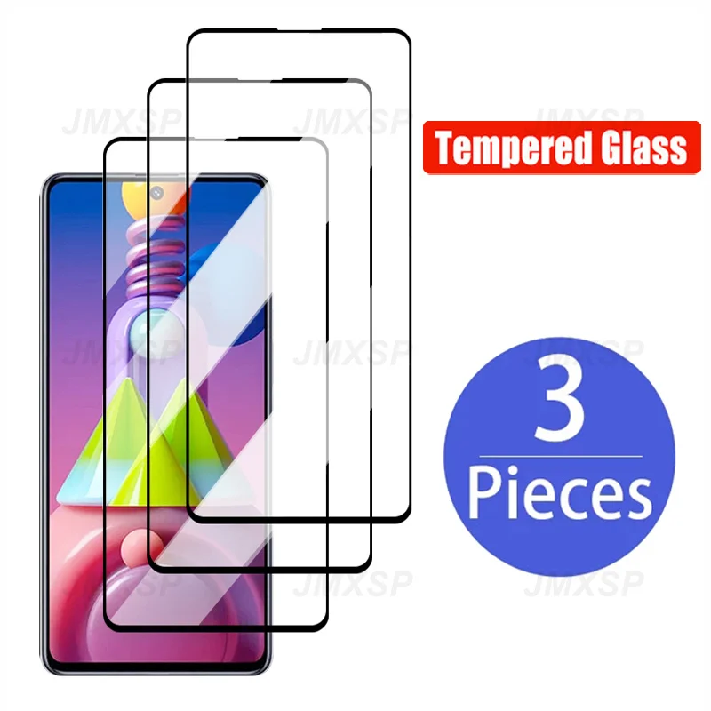 

3Pcs Protective Glass For Samsung Galaxy M01 M11 M21 M31 M51 Tempered Glass For Samsung A01 A11 A21 A31 A41 A51 A71 F12 Glass