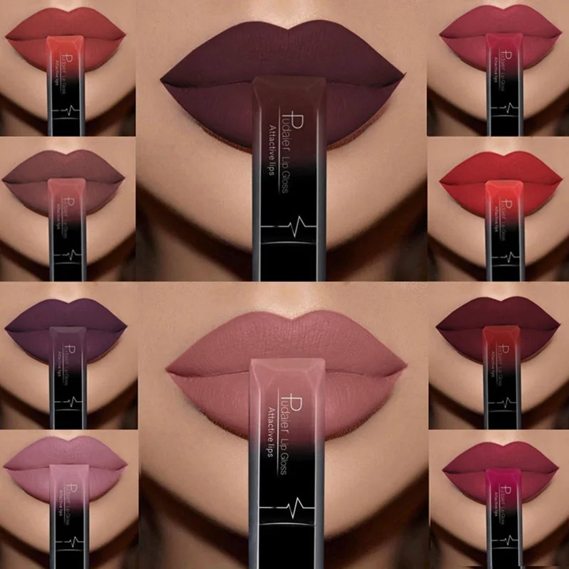 

Net red with the same paragraph 21 color non-stick cup does not fade matte lip gloss lasting liquid lipstick makeup