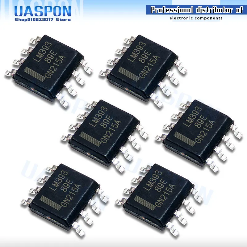 100 шт. LM393DR SOP8 LM393 SOP-8 SOP LM393DT LM393DR2G SMD новый и оригинальный IC