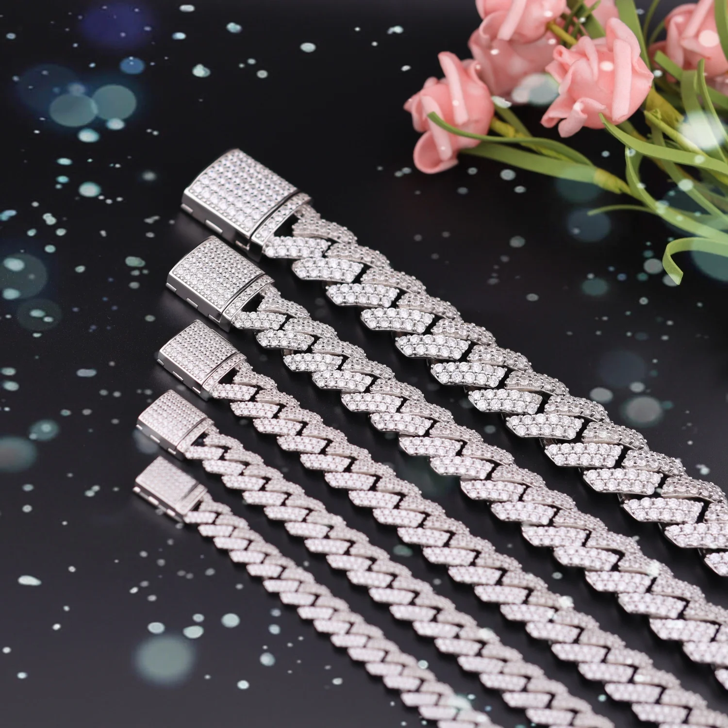 Лидер продаж ювелирные изделия в стиле хип-хоп серебро 925 пробы позолоченное 14