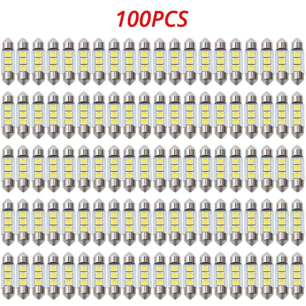 5050x31 мм 36 39 41 C5W белый 3SMD гирлянда купольная дверь интерьер светильник для чтения