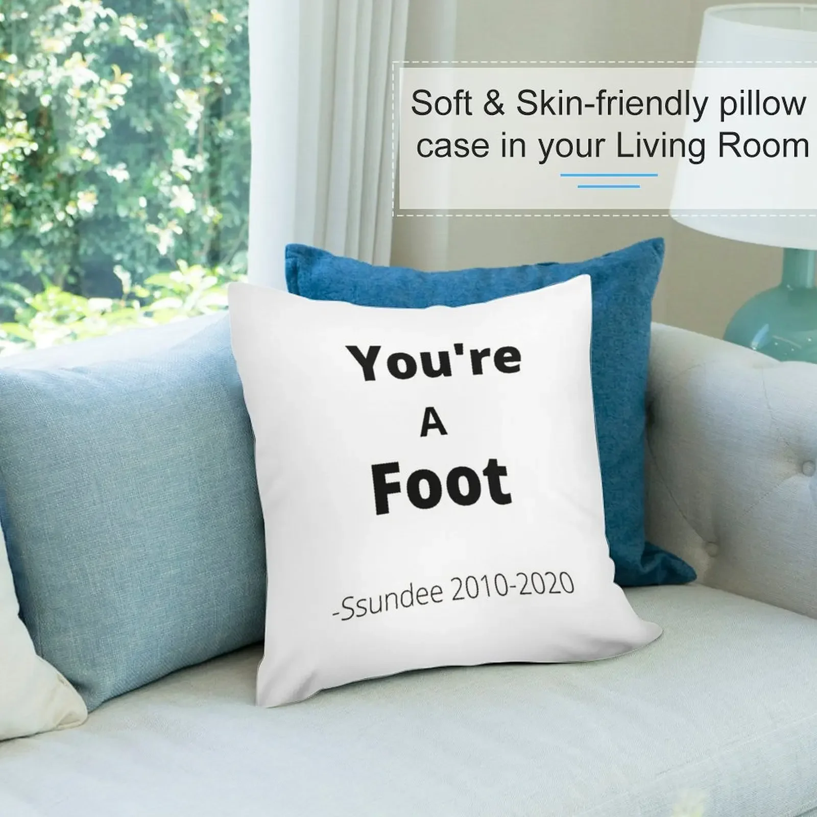 You_re A Foot - Подушка Ssundee Роскошный чехол для подушки в стиле аниме