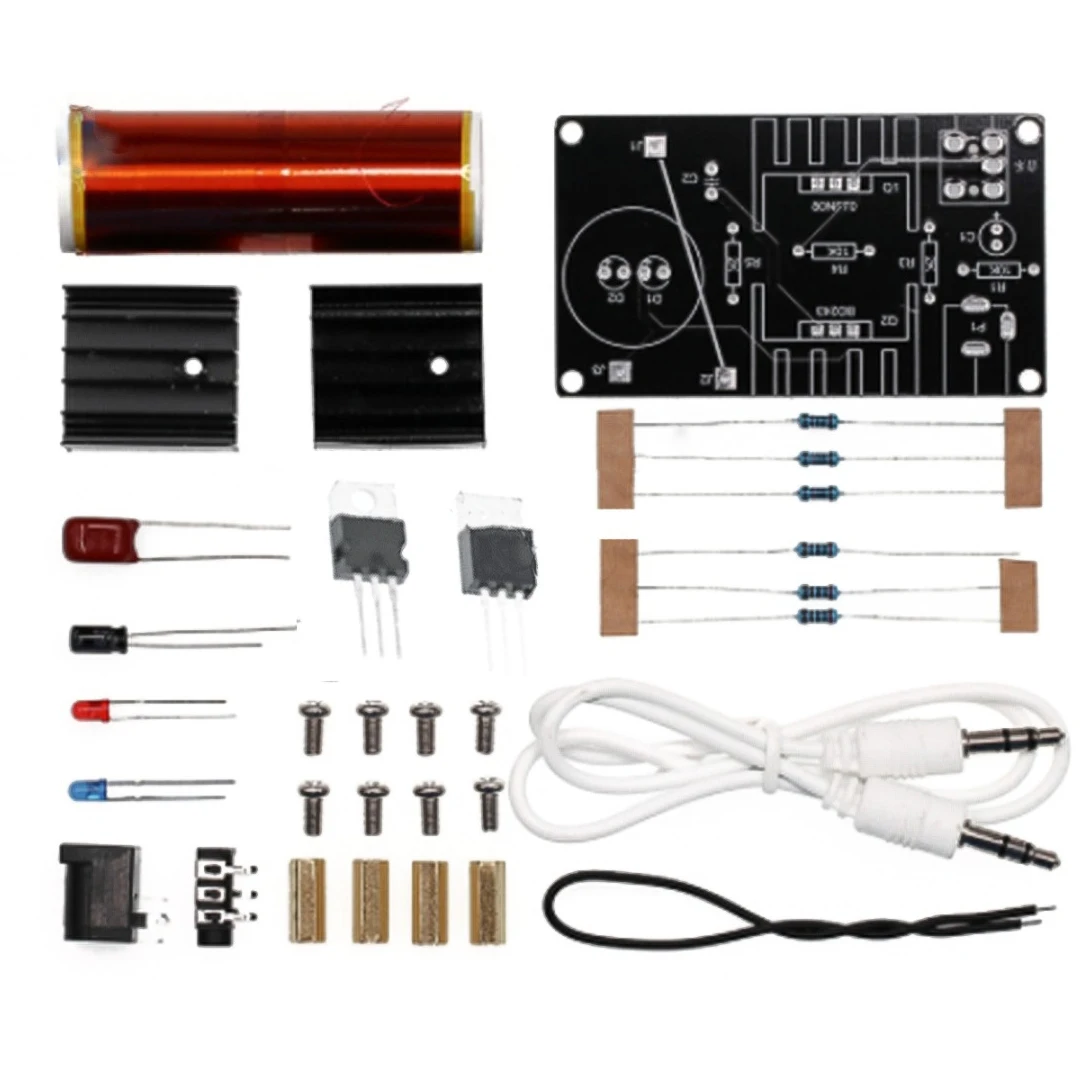 Mayitr 1 шт. раньше 15 Вт комплект катушек Tesla детали мини-музыкальный плазменный