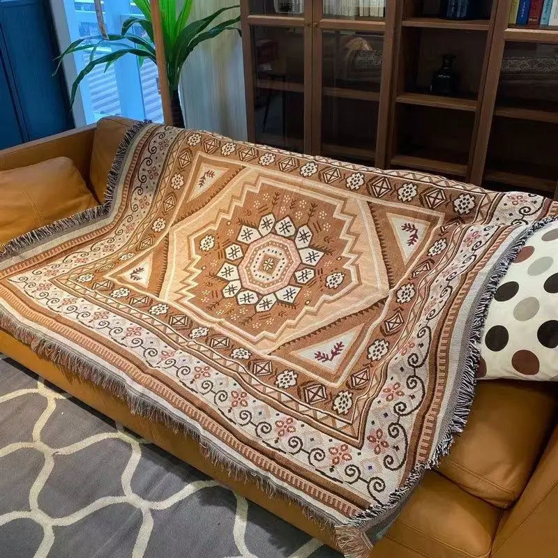 

GY4220 Gyrohome, 1 шт., богемное мягкое геометрическое одеяло, декоративное покрывало для дивана, Прошитый ковер, ковер для дома и гостиной