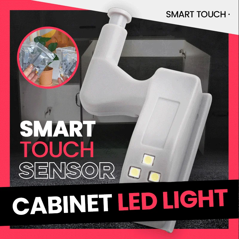 

Universal LED Cabinet Hinge Light Smart Touch Sensor Induction Light Cupboard Night Lamp for Kitchen Closet Bedroom Wardrobe