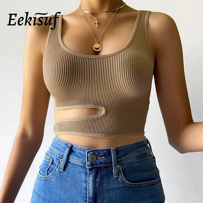 

Eekisuf летние майки, женские повседневные укороченные топы Y2K, сексуальное нижнее белье, жилет для девочек, футболка без рукавов, топы, уличная ...