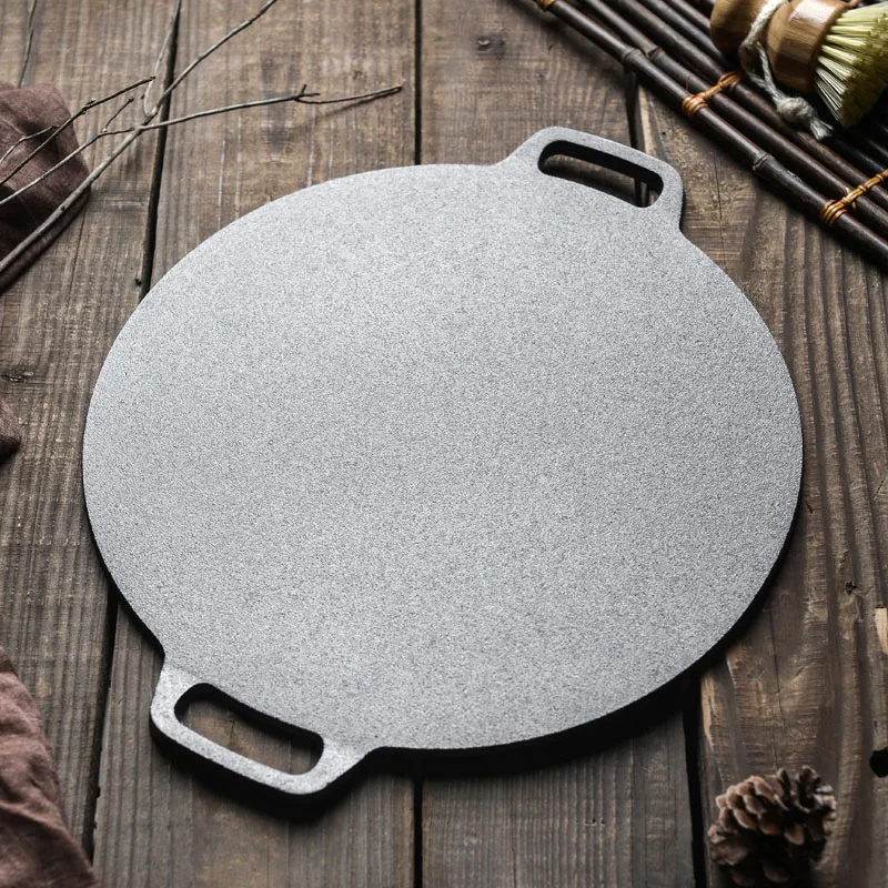 

Pancake Pot Cast Iron Pancakes Uncoated Fried Nonstick Household Pan Egg Frying Flat Barbecue Grill Roasting Plate Top Quality