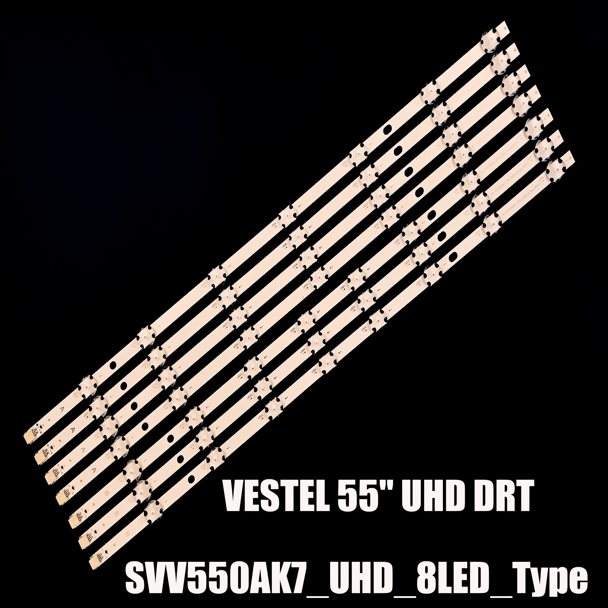 Светодиодная лента подсветки для LUX0155004 VES550QNDS-2D-N12 VES550QNDS-2D-S11 SVV550AK7_UHD_7LED_A B Тип 55AO4USB 55U6663