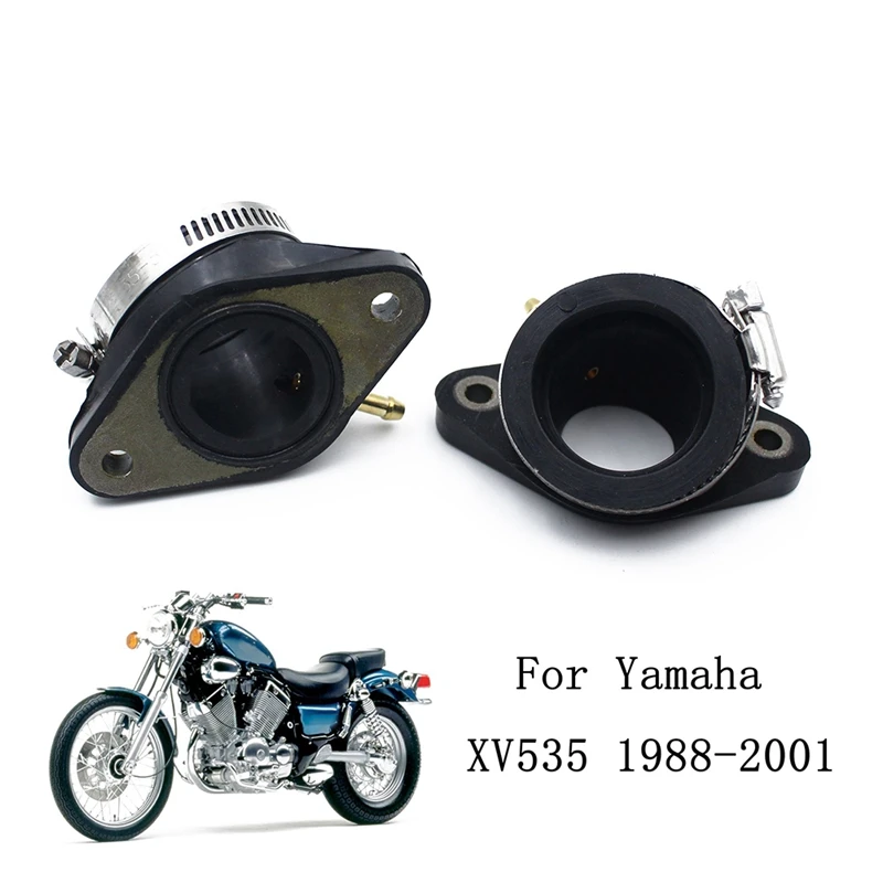 Переходник для впускного коллектора карбюратора Yamaha XV400 Virago 1991-1994 XV535 1988-2001 XV500