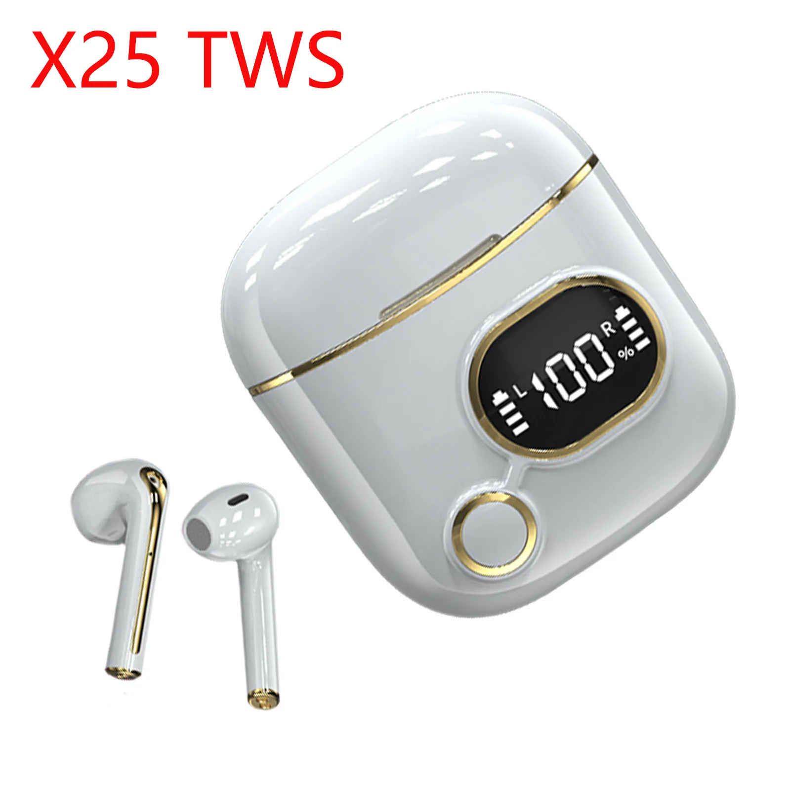 2023 X25 TWS Touch Control Ear Buds Blue Tooth 5.2 Ear Bud In Ear Headphones ForSport Running Cordless Noise Canceling Ear Buds