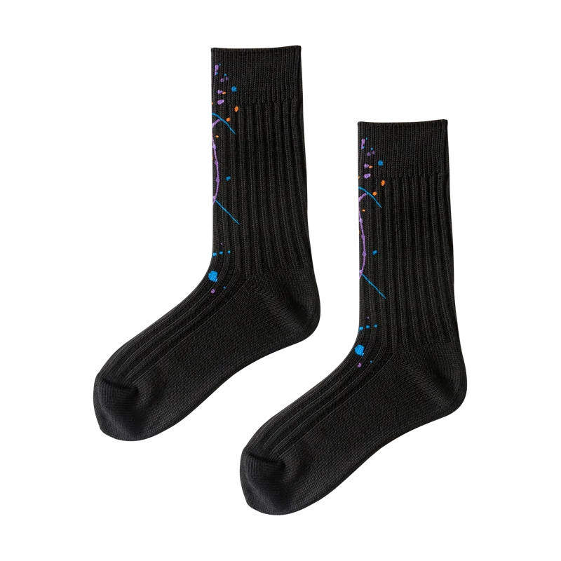 Носки брызговые белые мужские чулки летние носки из чистого хлопка женские