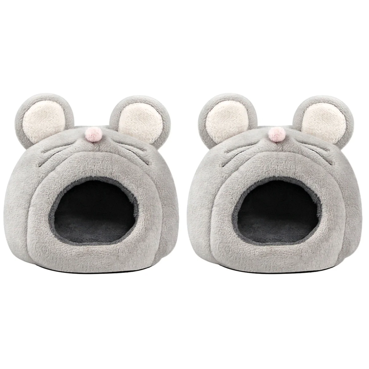 

Hamster Bed House Guineapet Plushhideoutanimal Cave Hut Winter Cage Toys Warm Accessories Sleeping Catburrow Dog Hedgehog Hide