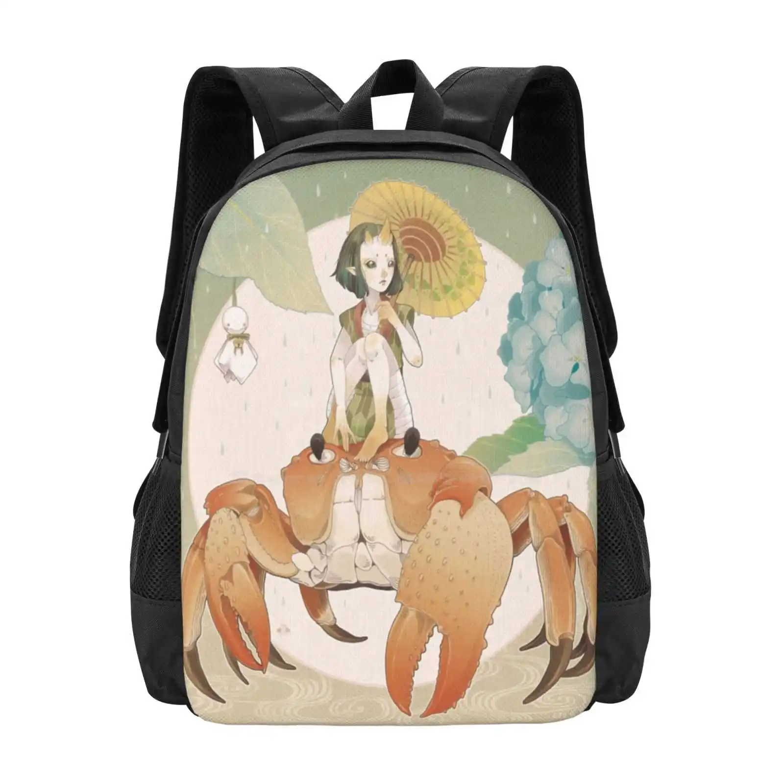 Горячая Распродажа школьный рюкзак Tsuyu модные сумки Tsyu Rain Япония рак Onigirl монстр