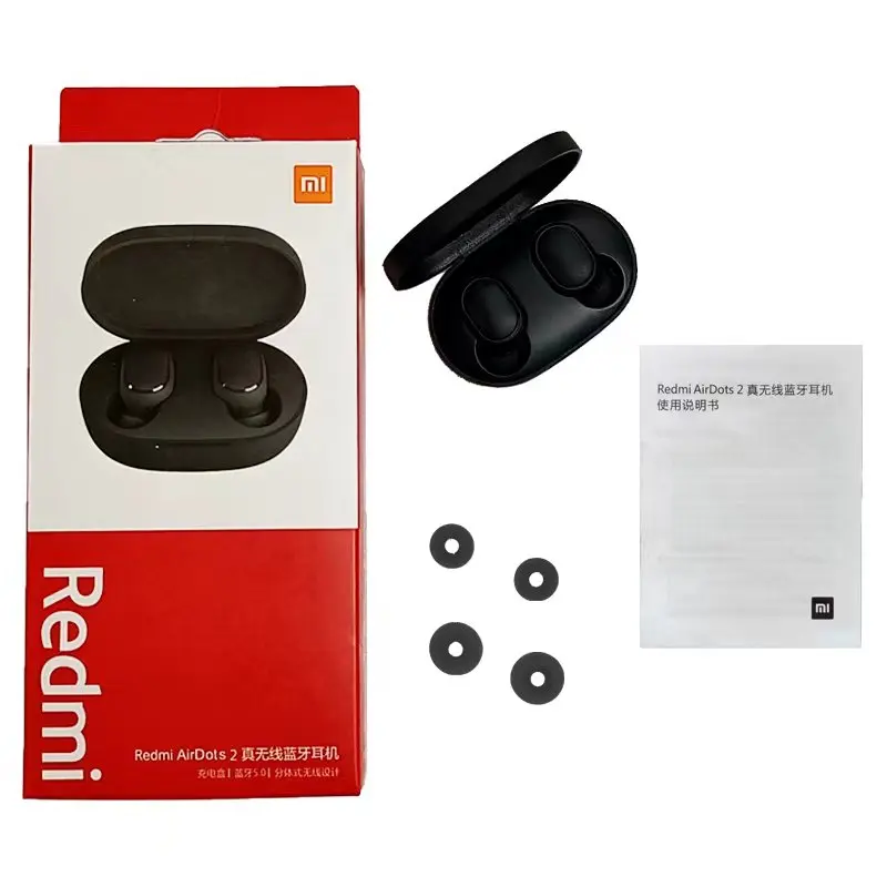 Original Xiaomi Redmi Airdots 2 Bluetooth 5.0 Earphones Wireless Headphones Earbuds In Ear Sport Music Outdoor Headset with Mic images - 6