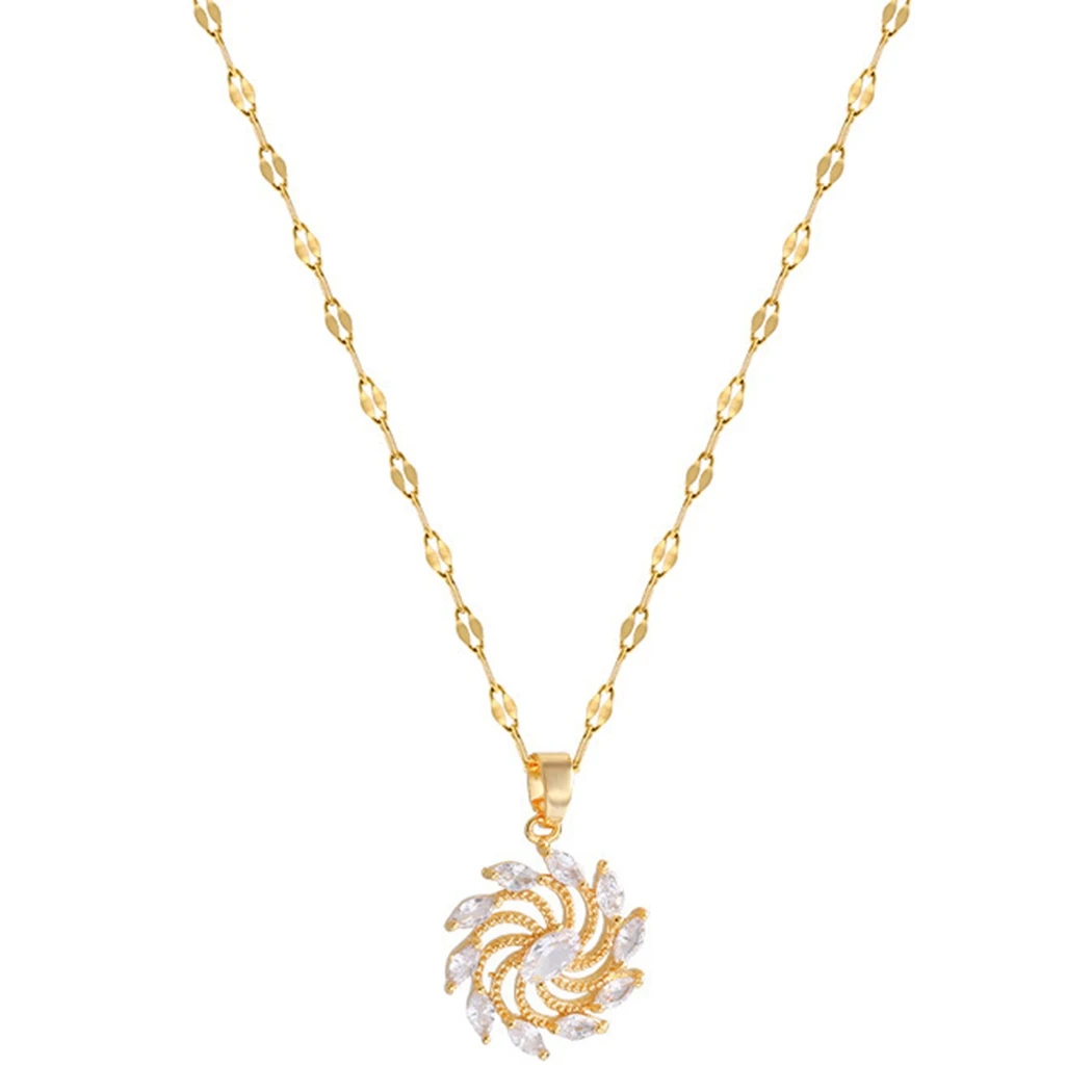 Модное ожерелье с подвеской в форме фейерверка изящное цепочка Ожерелье Стразы