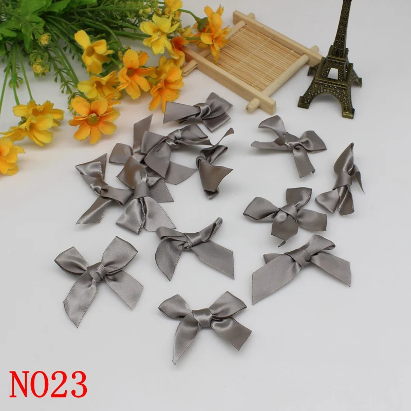 

Банты из атласной ленты 5*5 см, полиэстер, 50 шт