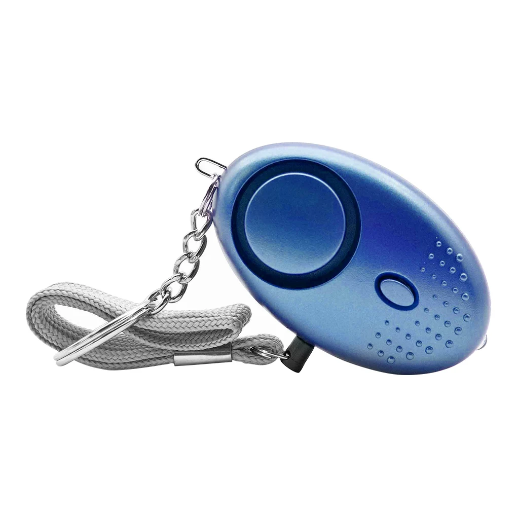 

1/2/3/5 Alarm Keychain Safety Keyring Emergency Portable Pocket Sound Hiking Electronic with LED Light Children Elderly Blue