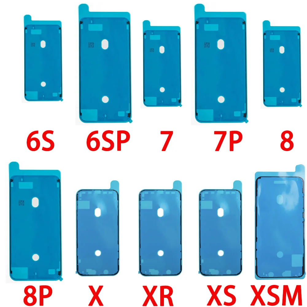 2X водонепроницаемая клейкая наклейка для экрана iPhone X XS XR 11 Pro Max 6s 7 8 Plus замена