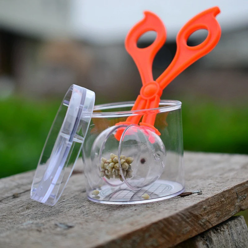 Plastic Nature Exploration Toy Kit for Kids Plant Insect Study Tool - Plastic Scissor Clamp  Tweezers