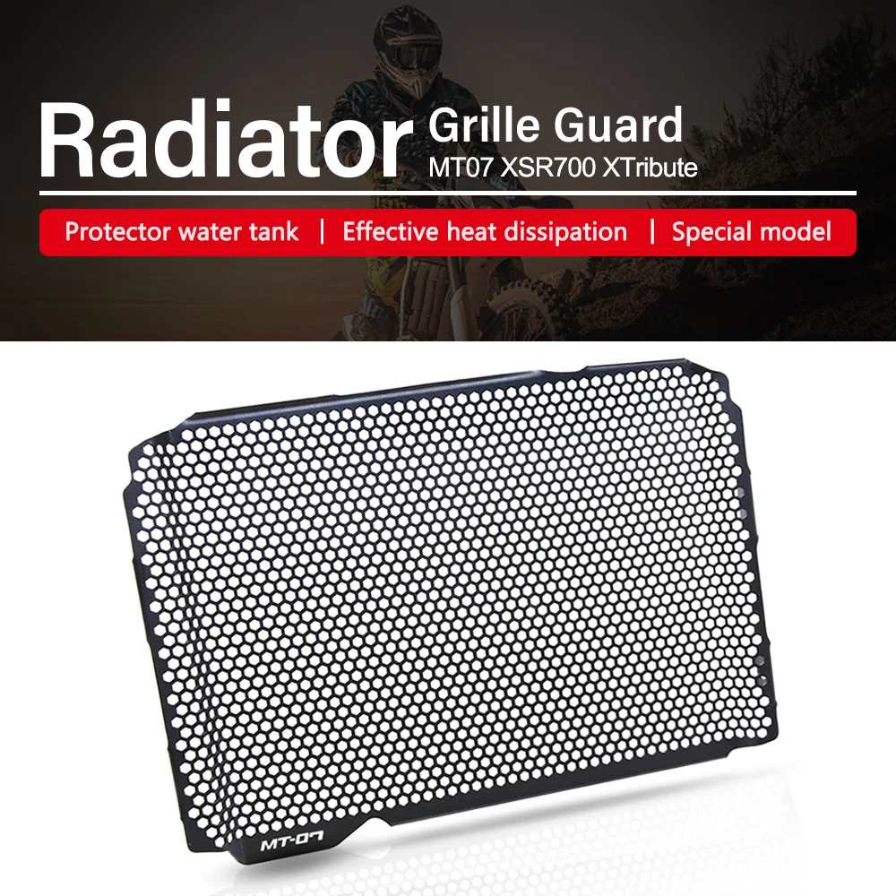 

Motorcycle Radiator Grille Guard Cover For Yamaha MT07 FZ07 MT-07 FZ-07 2013-2020 XSR700 2016 2017 2018 2019 2020 Accessories