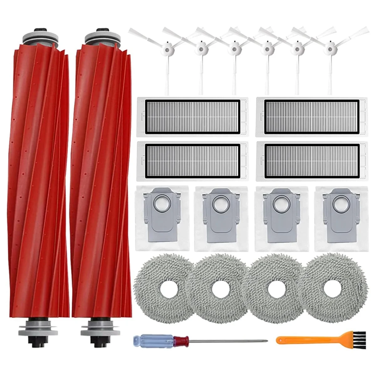 

For Q Robtic Vacuum Cleaner Main Side Brush Hepa Filters Mop Pads Dust Bags Replacement Parts