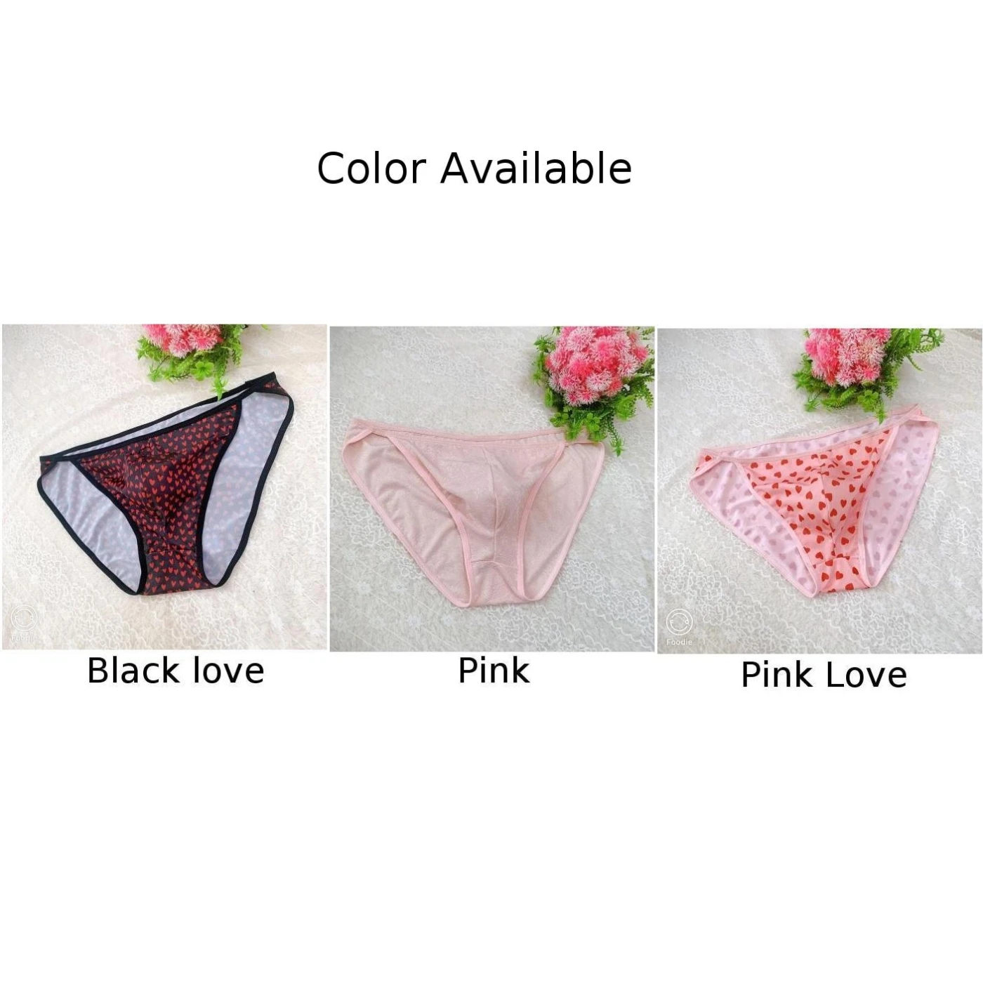 Men Sexy Ice Silk Print Bulge Pouch Briefs Bikini Lingerie Soft Comfortable Underwear Seemless Breathable Underpants A50
