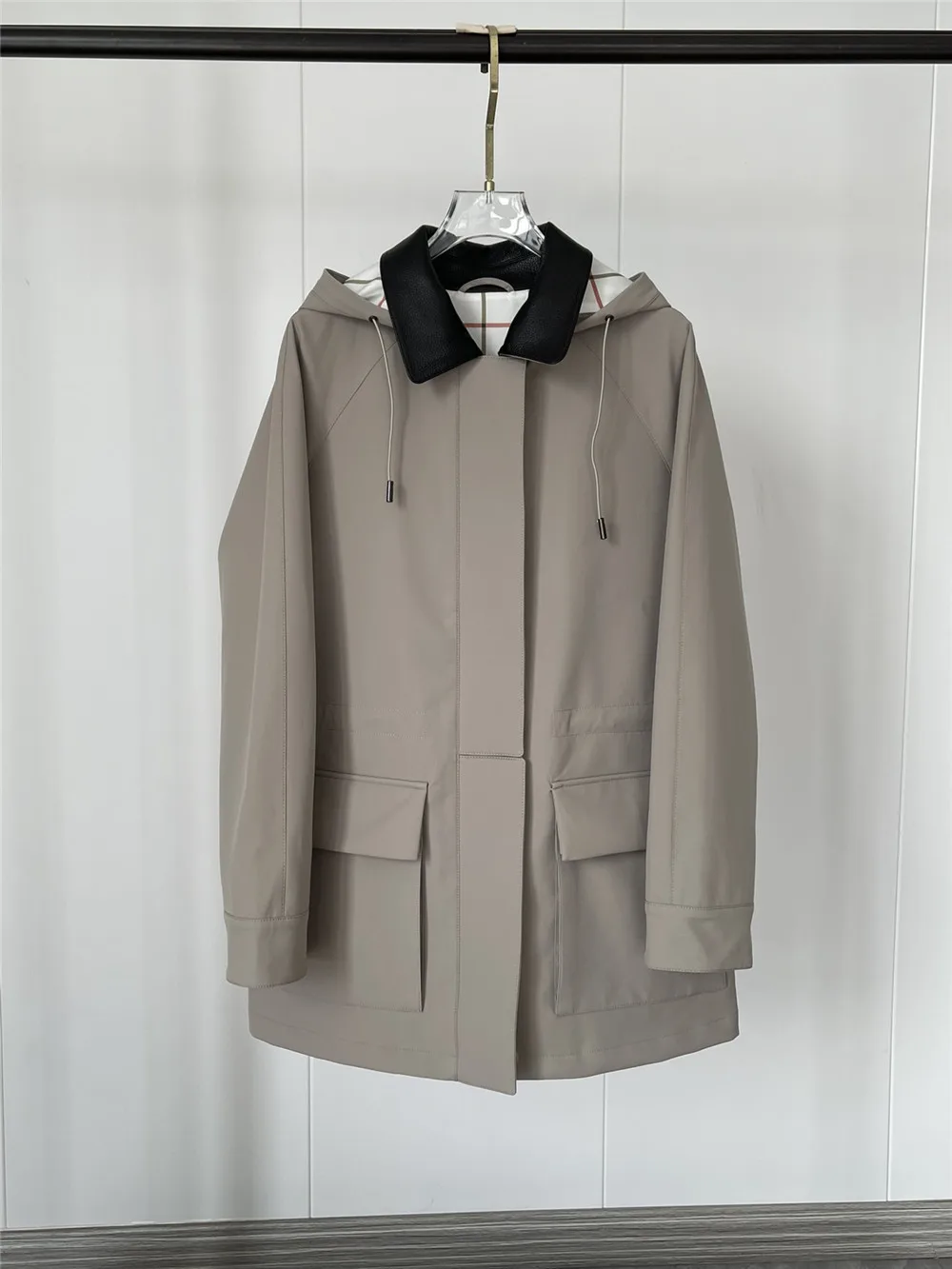 Высококачественная мужская свободная куртка пальто с лацканами двойными