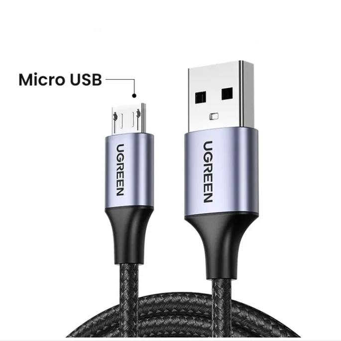 Фото Кабель-зарядка Ugreen Micro USB для Samsung Galaxy S7 S6, быстрая зарядка, шнур для мобильного телефона, USB-кабель для планшета №2