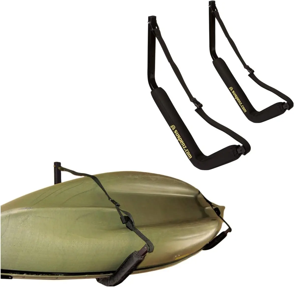 

Storage , Big EZ Hangers for Kayaks and Canoes, Marine Grade Black 12-0102
