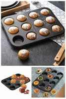 12 compartments muffin mold cake mold waffle mould cake baking decorating tools kitchen bake tool non stick cake oven