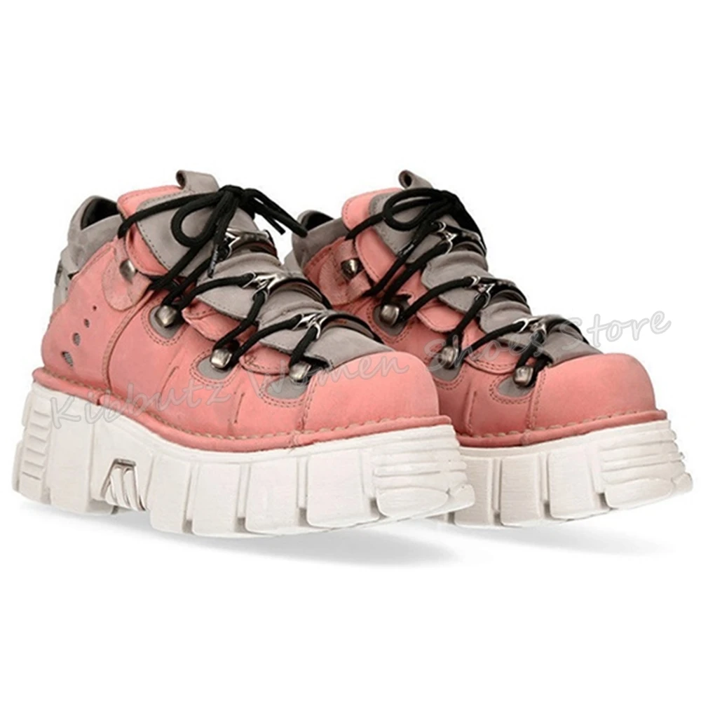 Женские кроссовки в стиле панк Y2k толстая подошва платформа готика темный стиль