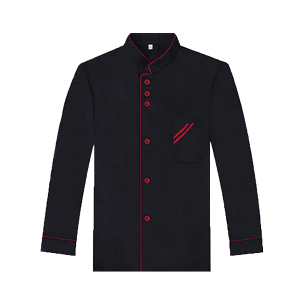 

White Chef Coat Mens Dress Jacket Baker Jackets Chef White Apparel De Manga Para Hombre Kimono Cotton Chef Jacket