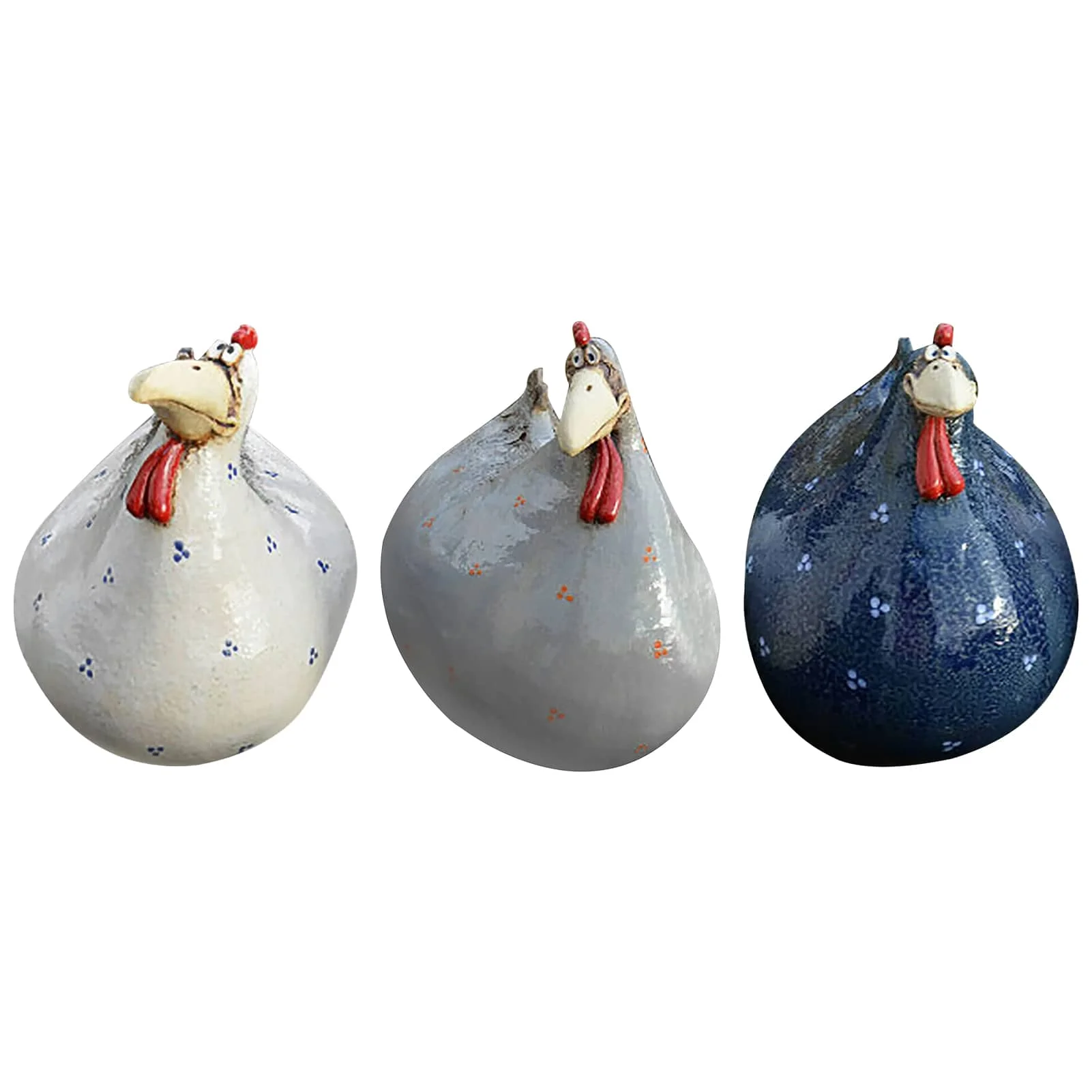 

Lovely Chicken Lawn Decor Statues Home Garden Yard Farm Resin Craft Figurine Hen Sculpture Housewarming Outdoor Decoration