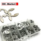 M3-m12 E-тип Шайбы Комплект 350 шт., 304 нержавеющая сталь E-типа, шайба с раздельным кольцом для валов DIN 6799 ,D028