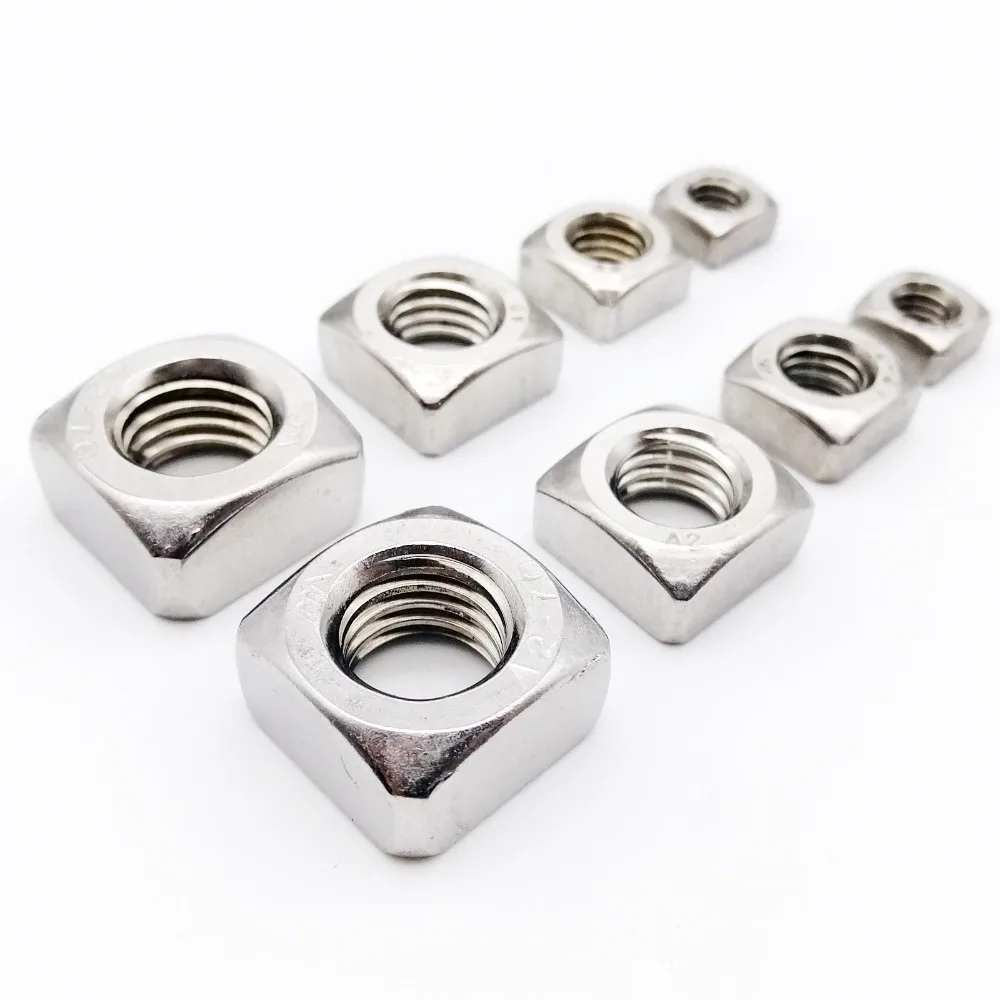 

Stainless Steel 304 Square Nuts DIN557 M3 M4 M5 M6 M8 M10 M12