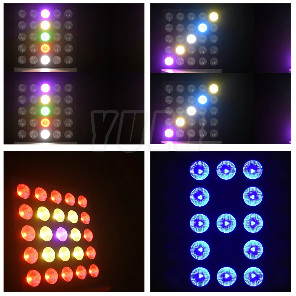 Светодиодный 25x30W RGBW матрица сценический стробоскоп эффект лошадей гоночная