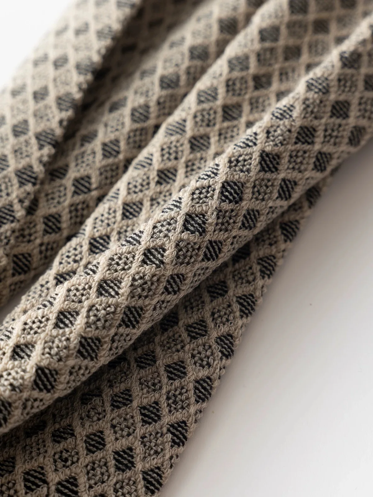 Весенне-осенние женские винтажные вязаные леггинсы Mori Girls с цветными блоками