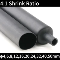 heat shrink tube with glue adhesive lined 41 dual wall tubing dia 4 6 8 12 16 20 24 32 40 52 mm sleeve wrap wire cable kit