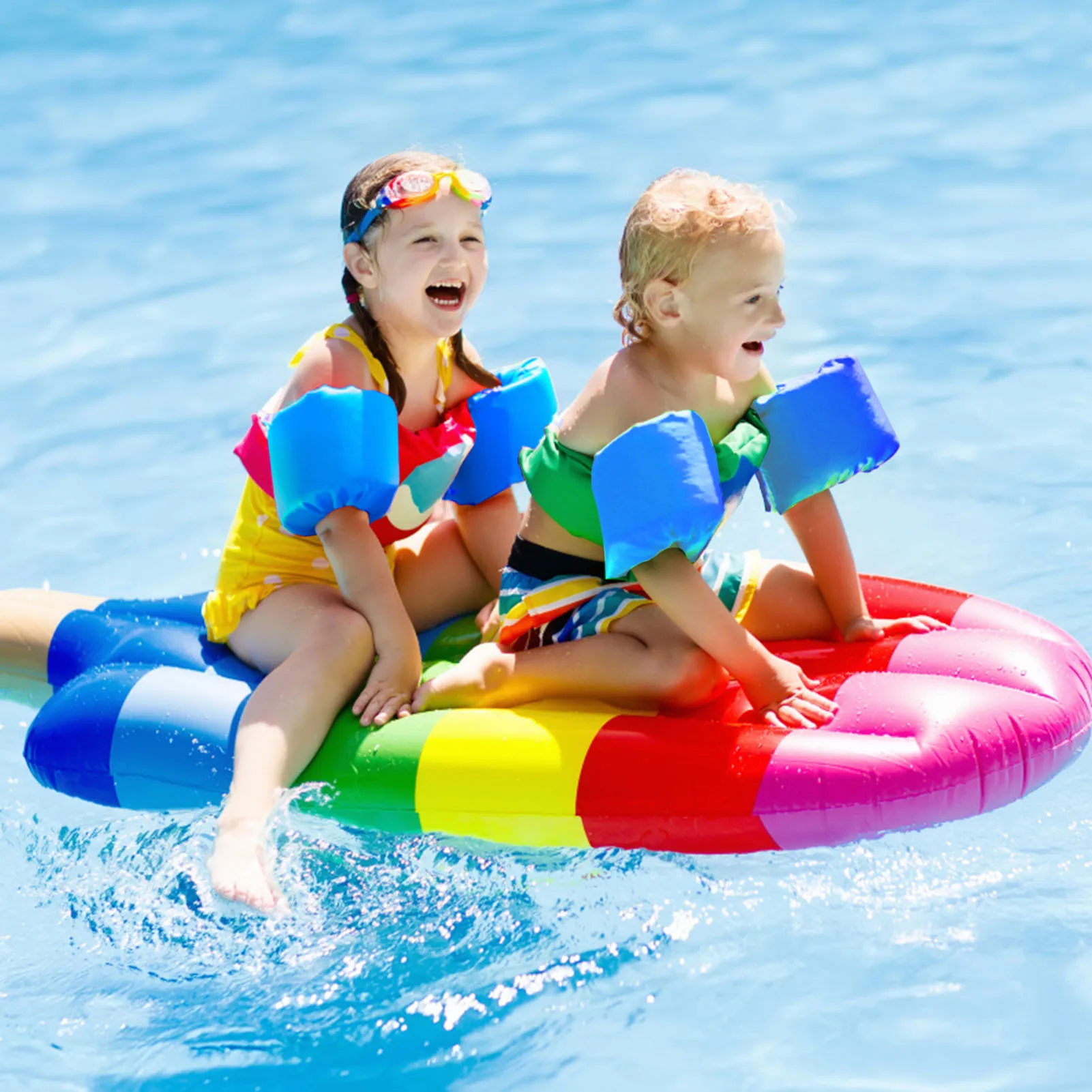 

Надувные повязки на руку для бассейна, водные виды спорта, обучение плаванию, обучение, безопасные универсальные повязки на руку из ПВХ для ...