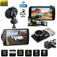 car dvr wifi 4 0 full hd 1080p rear view dash cam vehicle camera video recorder auto dvr parking monitor g sensor gps tracker