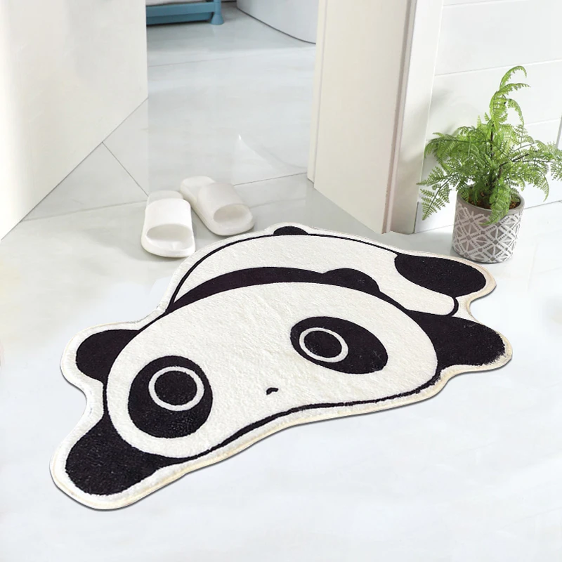 Симпатичный дневной коврик для ванной Нескользящий Впитывающий Коврик белые и
