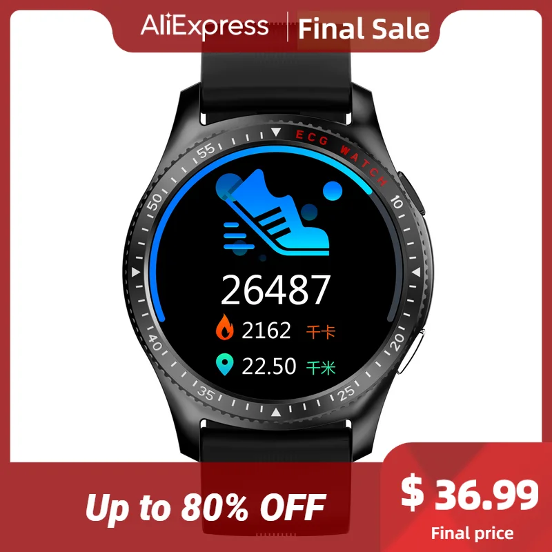 

Смарт-часы ES08 с пульсометром, пульсометром и электродом