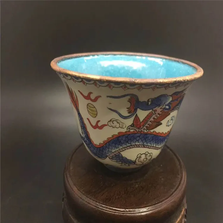 

Оптовая коллекция антикварная ручная работа от производителя Винтажные Украшения (чаши из перегородчатой ткани с драконом и Фениксом)