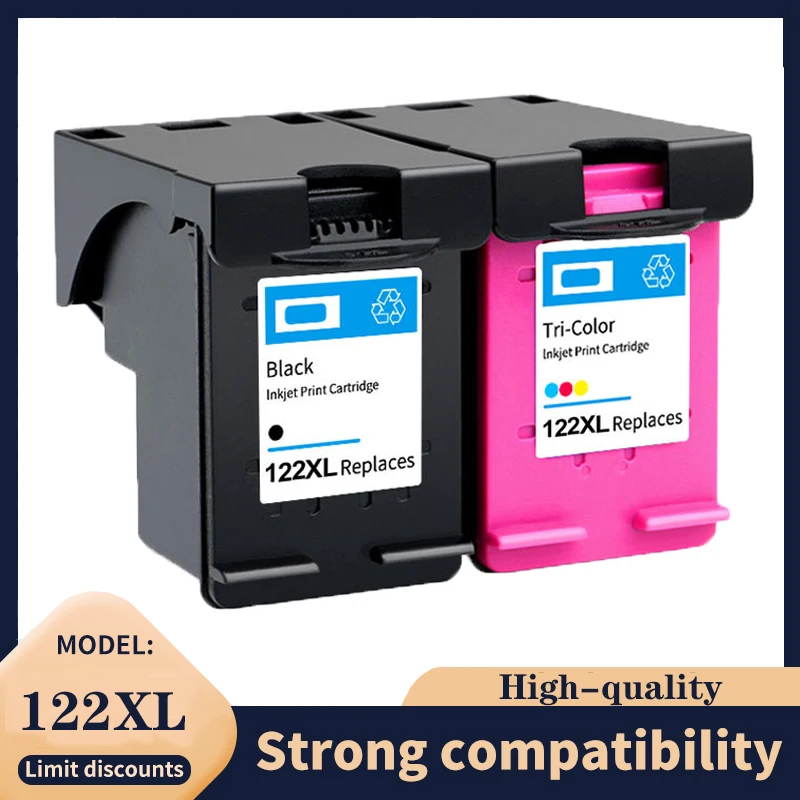

FOR HP 122 CH563HE CH564HE Inkjet Cartridge for Compatible for hp122XL Deskjet 1510 2600 5530 2620 1050A 2050A 3050A printer